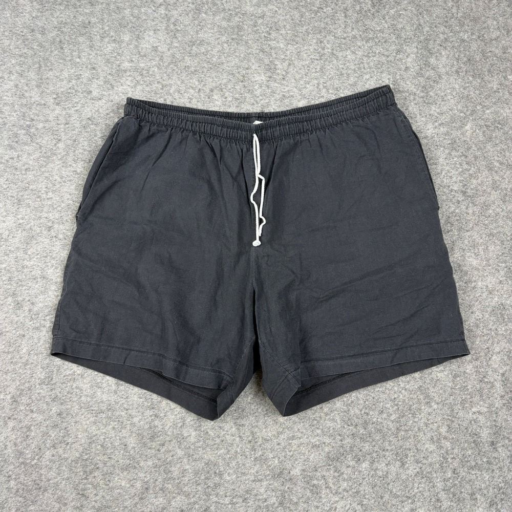 Vintage Sparta Jet Shorts‎ Mens Large Blue Made in USA Elastic Waist Surf Beach